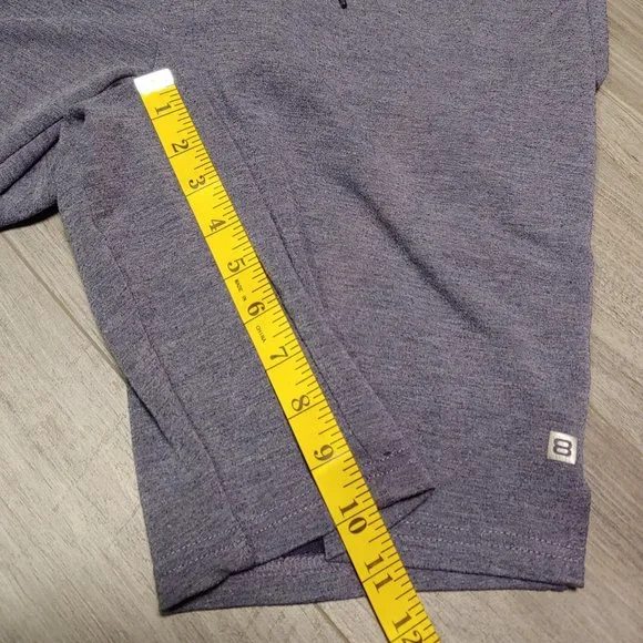 Men's Layer 8 QWICK DRY Gym Shorts Grey size Medium (32-34) - Picture 8 of 11